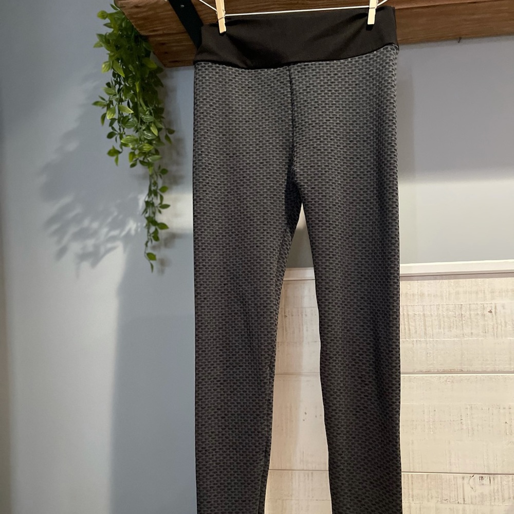 High waisted cinched leggings